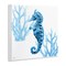 Stupell Industries Blue Tone Seahorse & Coral Wall Plaque Design by Cat Thurman Designs